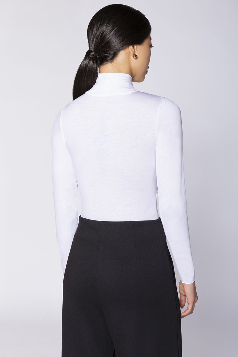 LUPO Basic Modal High-Neck Long-Sleeve Top - Imagen 5