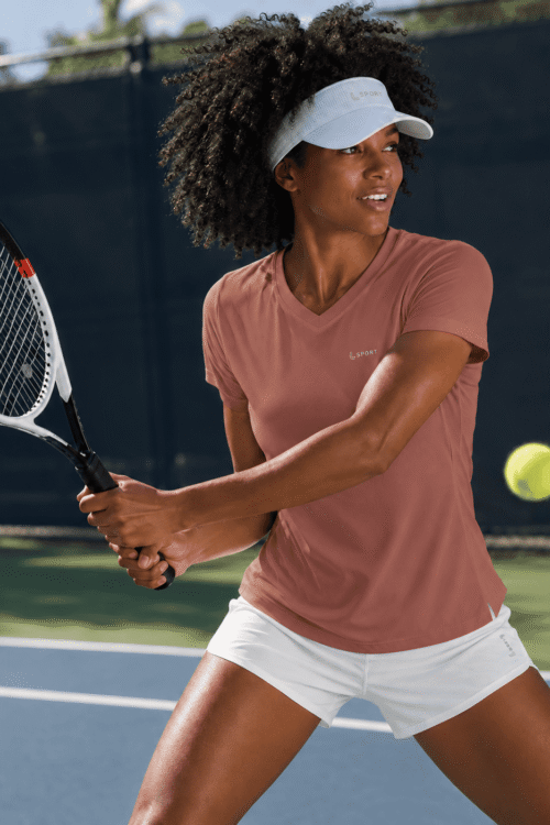LUPO Sport elongated T-shirt with side slit