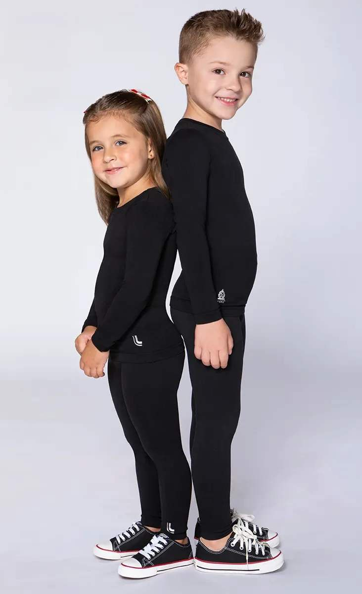 LUPO Kids Unisex Warm Long-Sleeve Underwear T-Shirt - Image 4